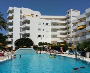 Swimming pool of Flat for sale in Es Migjorn Gran  with Private garden, Terrace and Swimming Pool