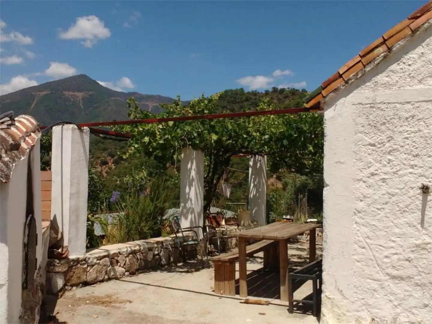 Finca rústica en venta en Istán Terraza de Finca rústica en venta en Istán