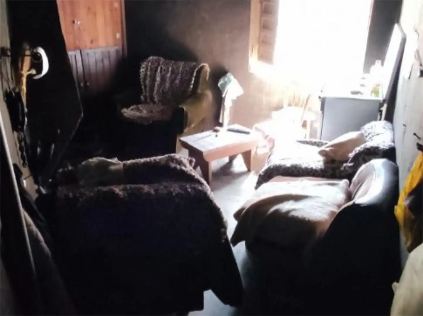 Living room of Flat for sale in Melgar de Tera  with Furnished and Balcony