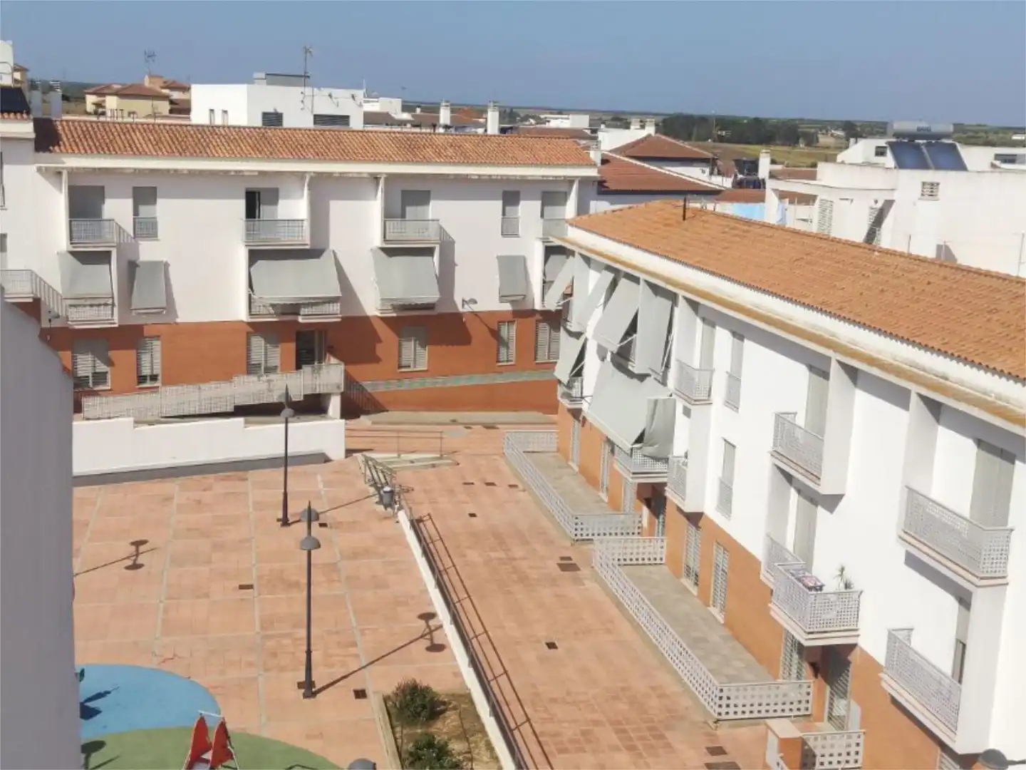 Exterior view of Flat for sale in Gibraleón  with Air Conditioner, Heating and Terrace