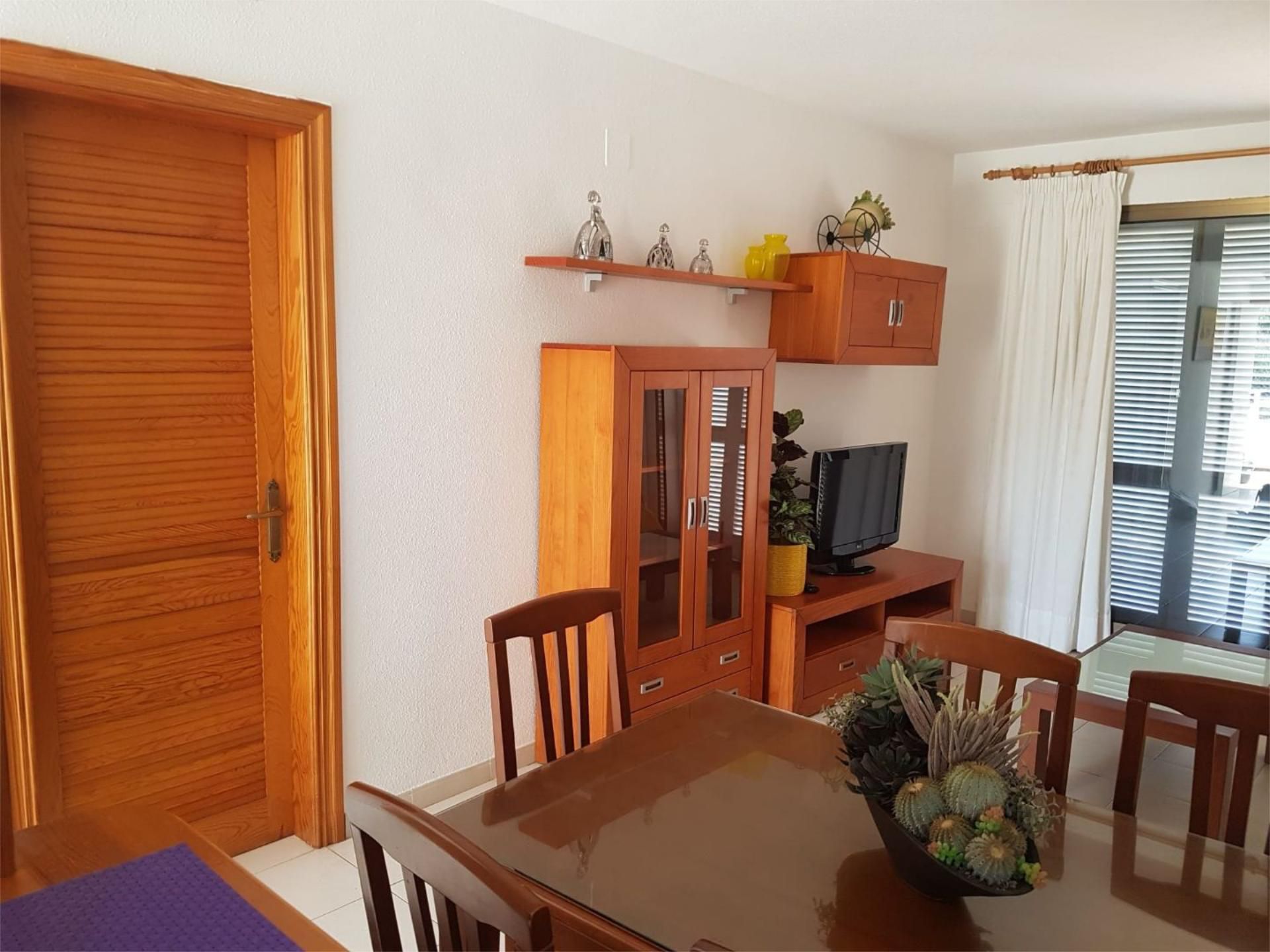 Dining room of Flat for sale in Vinaròs  with Air Conditioner, Terrace and Furnished