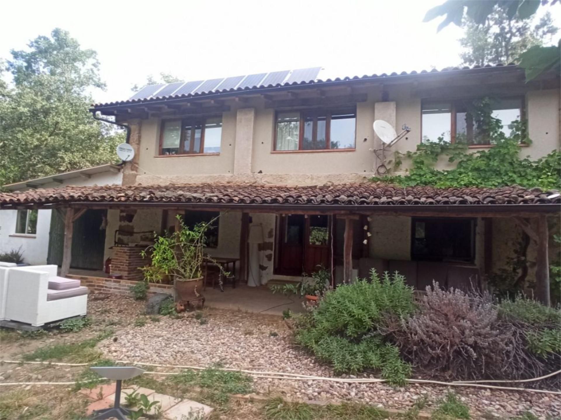 Exterior view of House or chalet for sale in Villanueva de la Vera  with Terrace and Swimming Pool