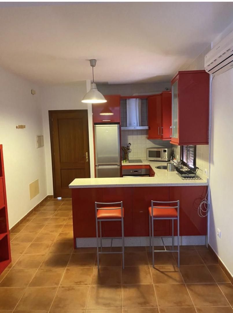 Kitchen of Flat for sale in Cazalla de la Sierra  with Air Conditioner and Furnished