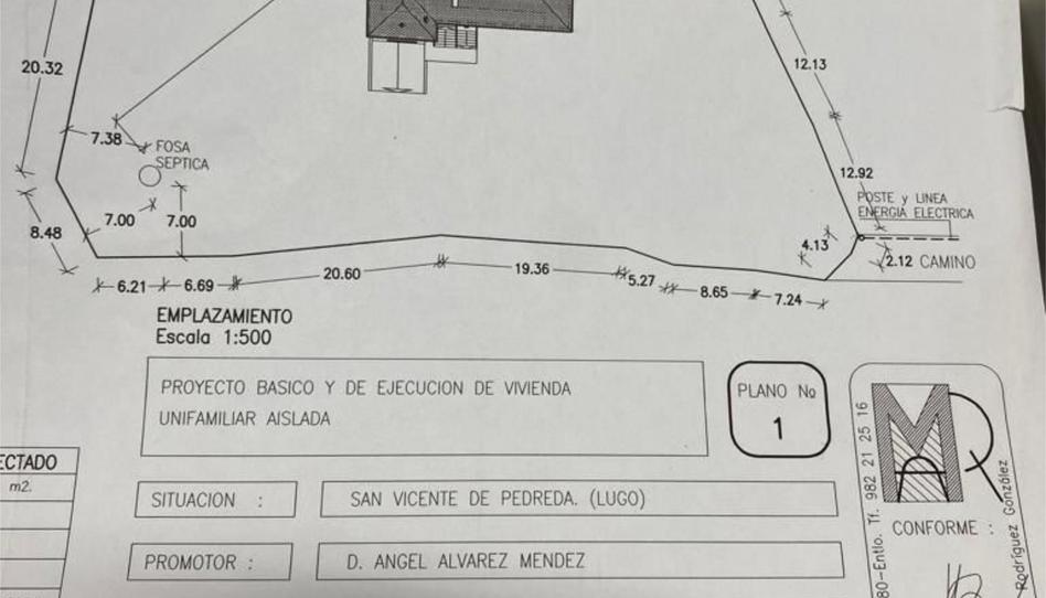 Terreno en venta en Rúa San Vicente, 15, Paradai, Lugo - imagen 1 Foto 1 de Terreno en venta en Rúa San Vicente, 15, Paradai, Lugo