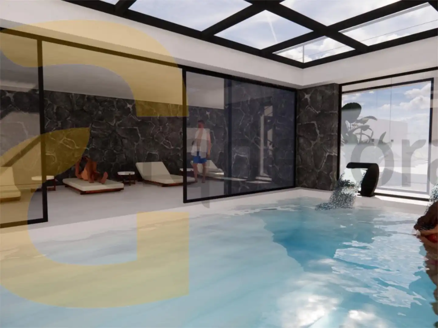 Swimming pool of Constructible Land for sale in Telde