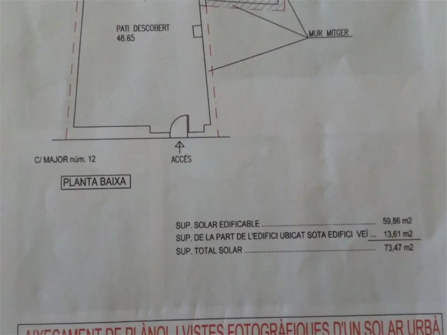 Terreno en venta en Carrer Major, 12, El Lloar Terreno en venta en El Lloar