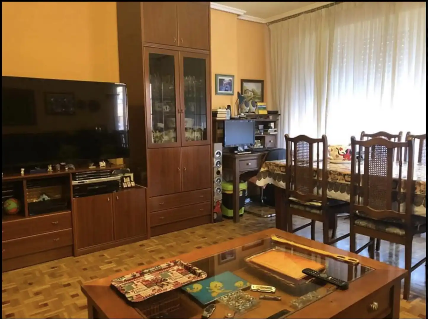Sala d'estar de Pis en venda en Miranda de Ebro amb Calefacció, Parquet i Terrassa