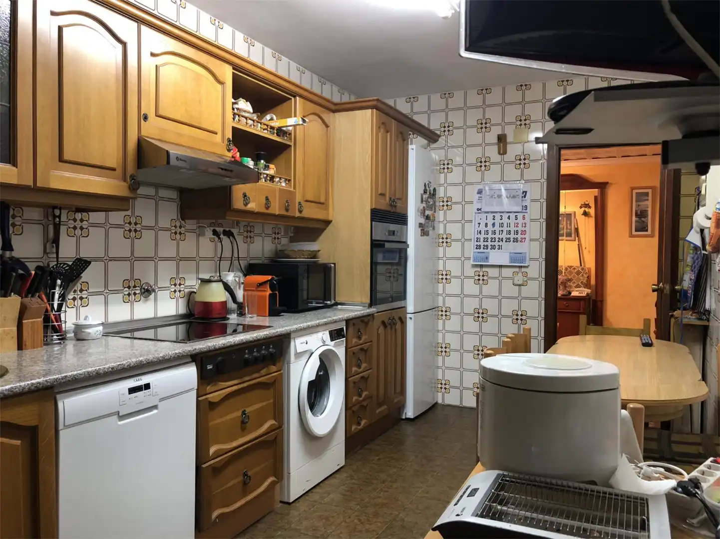Cuina de Pis en venda en Miranda de Ebro amb Calefacció, Parquet i Terrassa