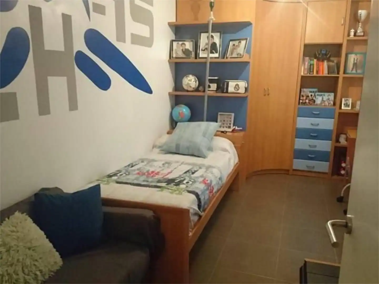 Dormitori de Dúplex de lloguer en Carboneras amb Aire condicionat, Terrassa i Piscina