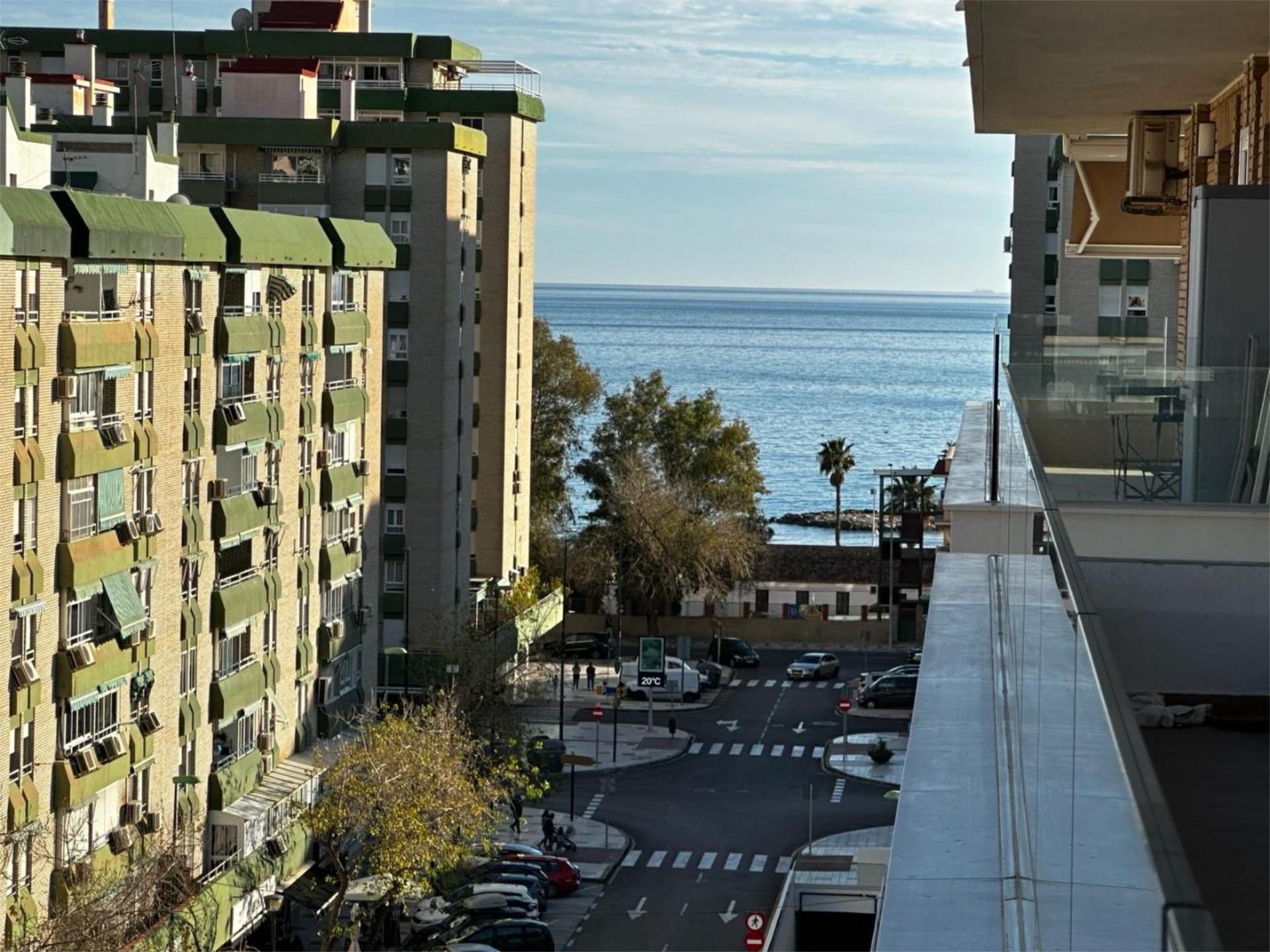 Vista exterior de Pis en venda en Málaga Capital amb Aire condicionat, Terrassa i Traster