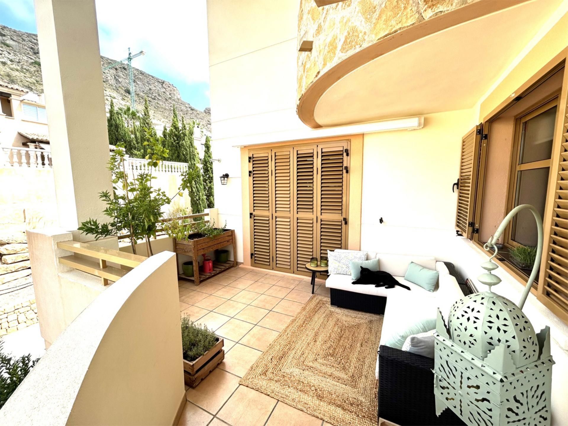 Terrace of Flat for sale in Finestrat  with Air Conditioner, Terrace and Swimming Pool