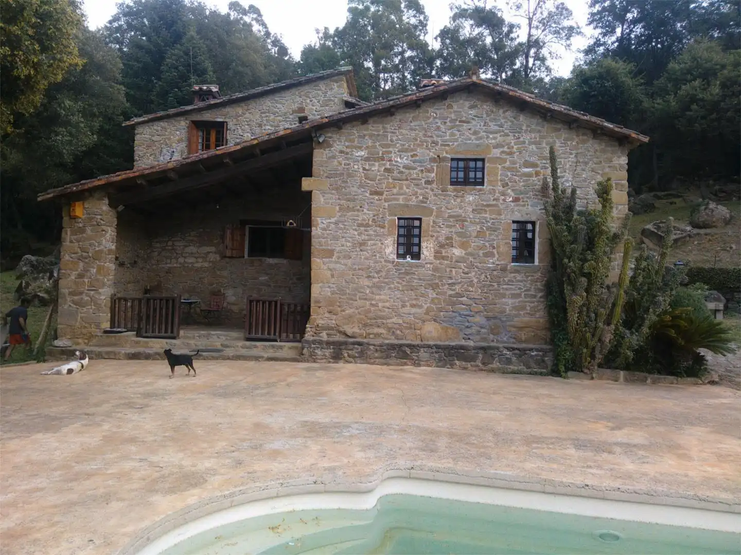 Exterior view of Country homes for sale in Sant Aniol de Finestres  with Terrace and Swimming Pool