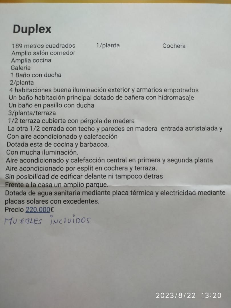 Aparcament de Dúplex en venda en Almoradí amb Aire condicionat, Calefacció i Terrassa