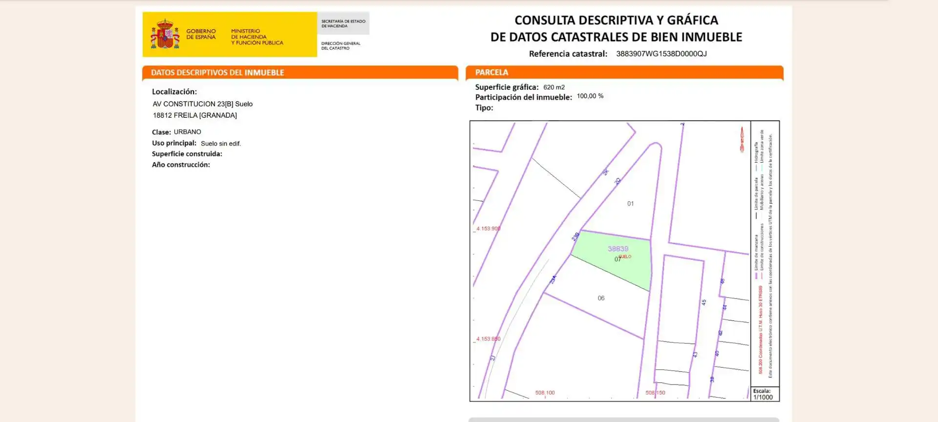 Casa o chalet en venta en Freila