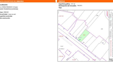 Foto 2 de Terreny en venda a Calle Otero Pedrayo, 12, Trasmiras, Ourense