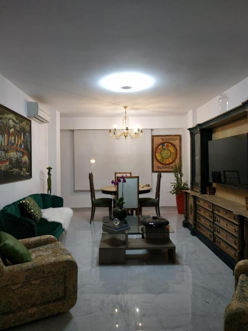 Living room of Flat to rent in Benicasim / Benicàssim  with Air Conditioner, Terrace and Furnished