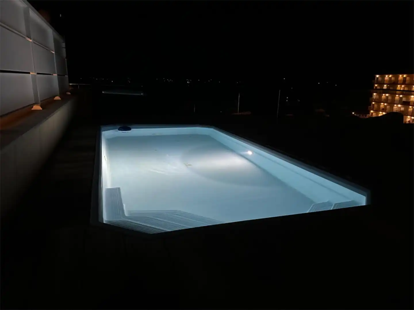 Maisonette zur Miete in Carrer Pins, 11, Colònia Sant Jordi Schwimmbecken von Maisonette zur Miete in Ses Salines mit Klimaanlage, Heizung und Terrasse