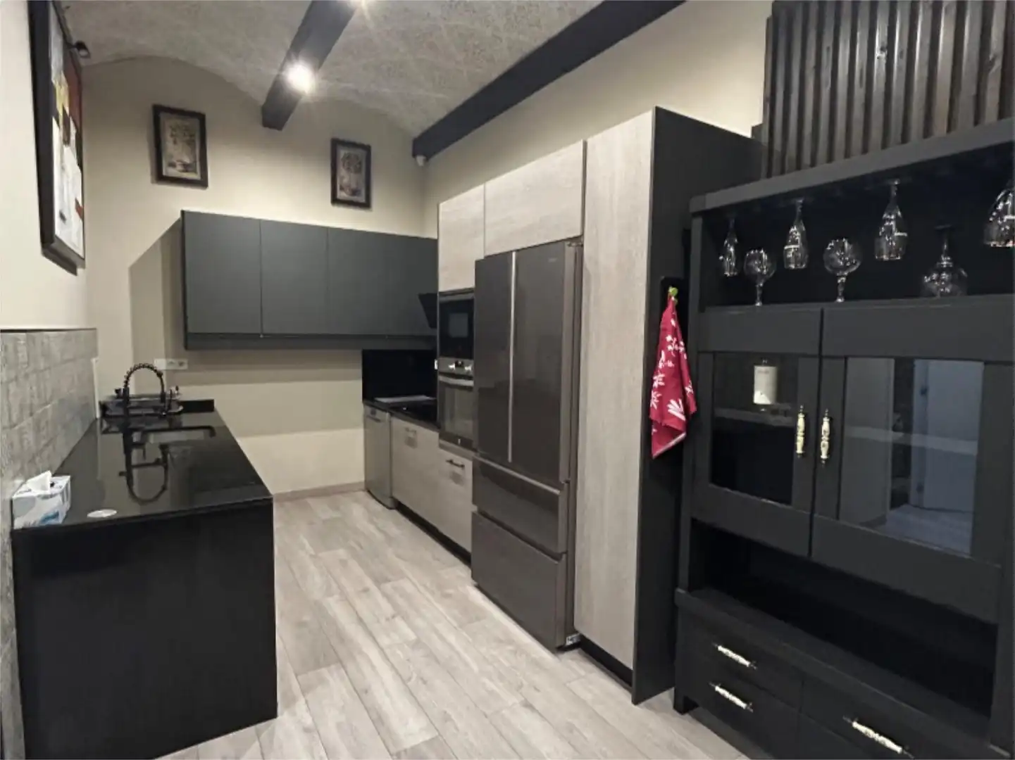 Kitchen of Flat for rent in Madrid  with Heating, Furnished and Oven