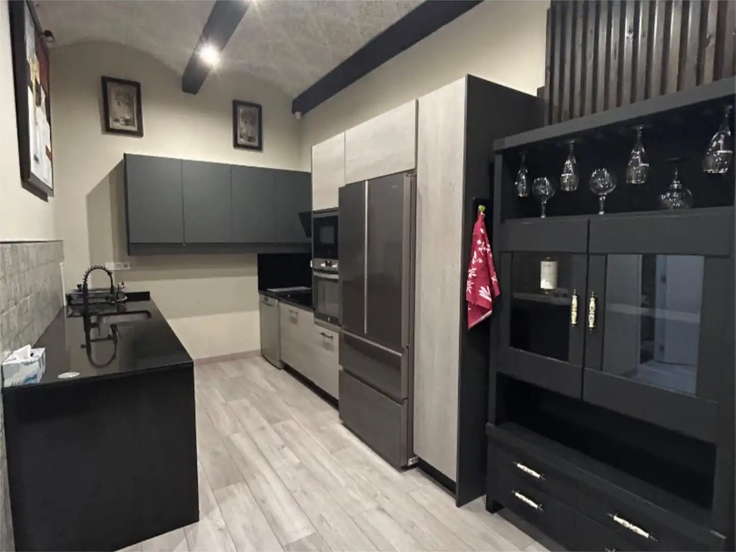 Kitchen of Flat for rent in Madrid  with Heating, Furnished and Oven