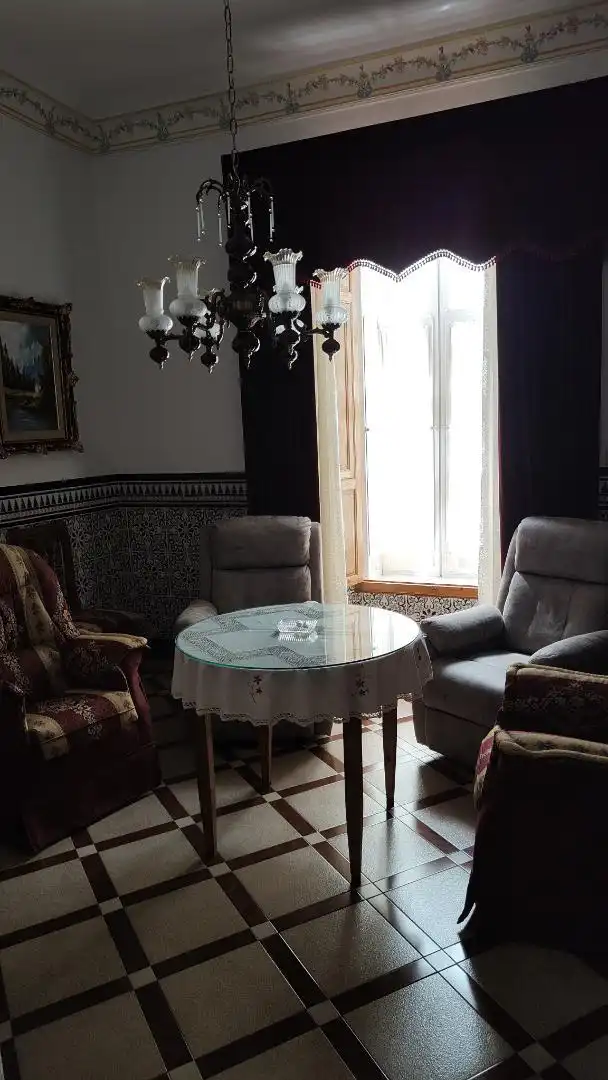 Sala de estar de Piso en venta en Almargen con Terraza, Lavadora y TV