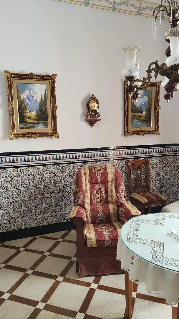 Sala de estar de Piso en venta en Almargen con Terraza, Lavadora y TV
