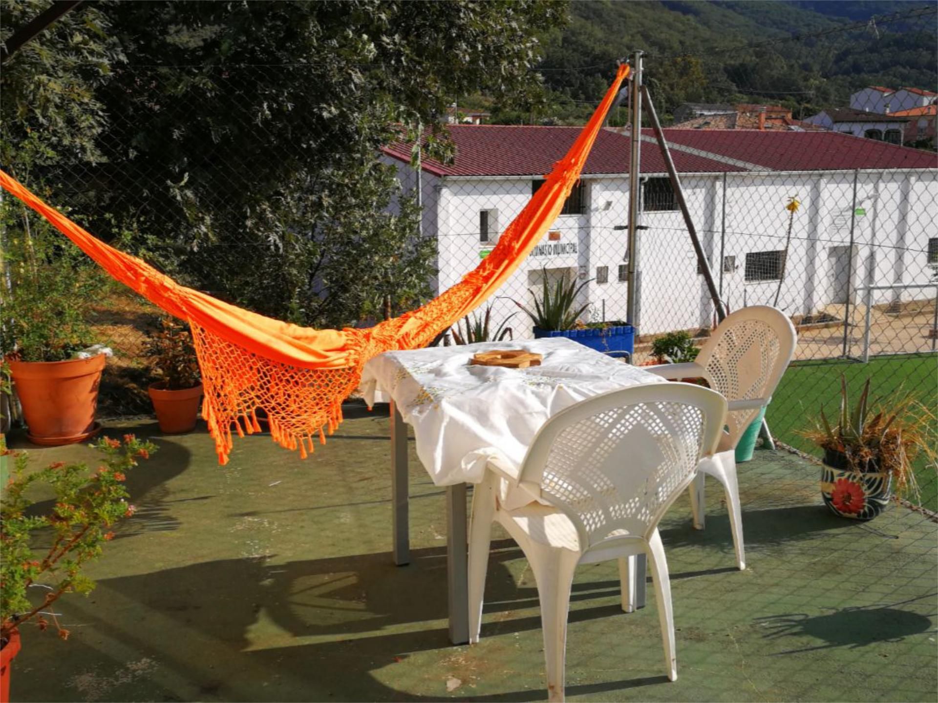 Jardí de Casa adosada en venda en Valverde de la Vera amb Aire condicionat, Calefacció i Jardí privat