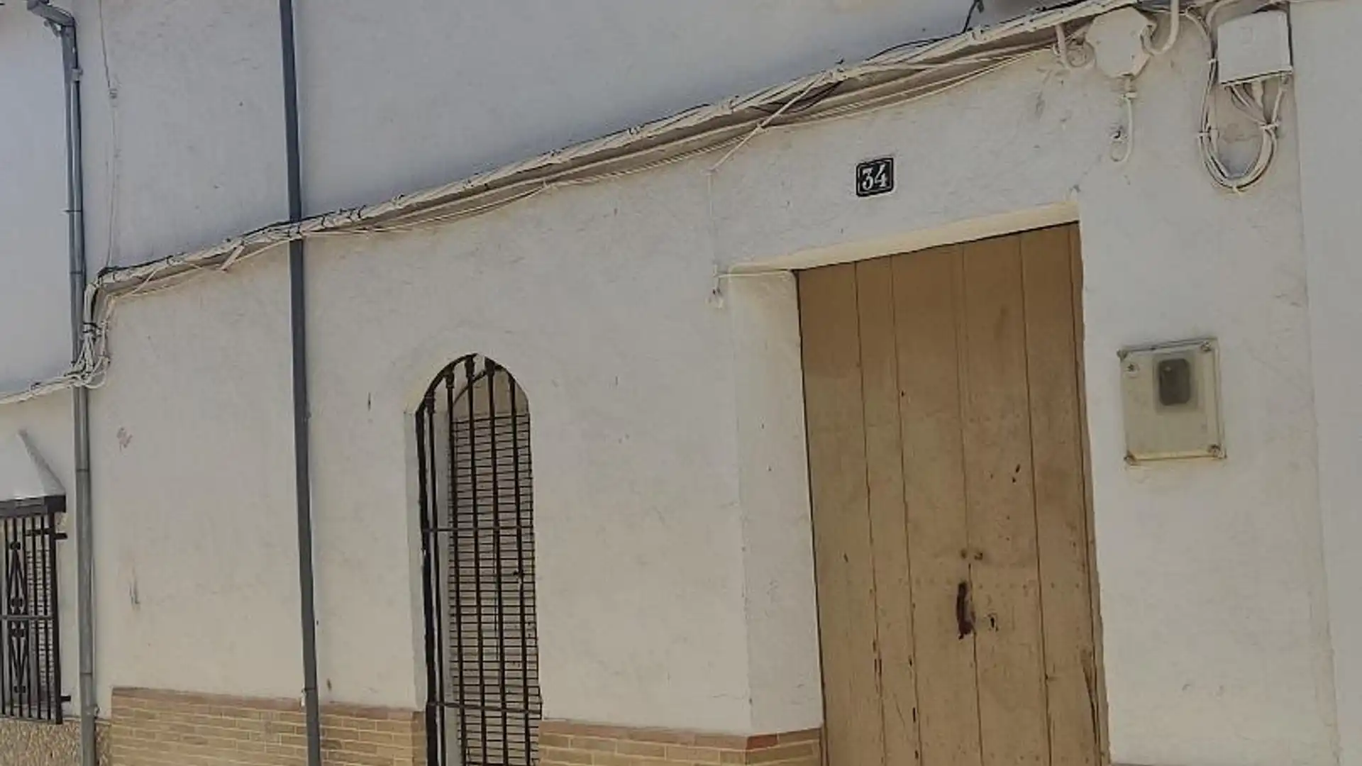 Vista exterior de Casa adosada en venta en Pruna con Trastero