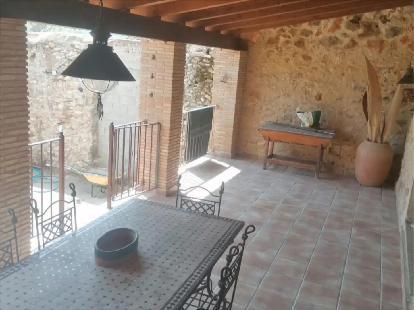 Terraza de Casa adosada en venta en Canals con Aire acondicionado, Calefacción y Jardín privado
