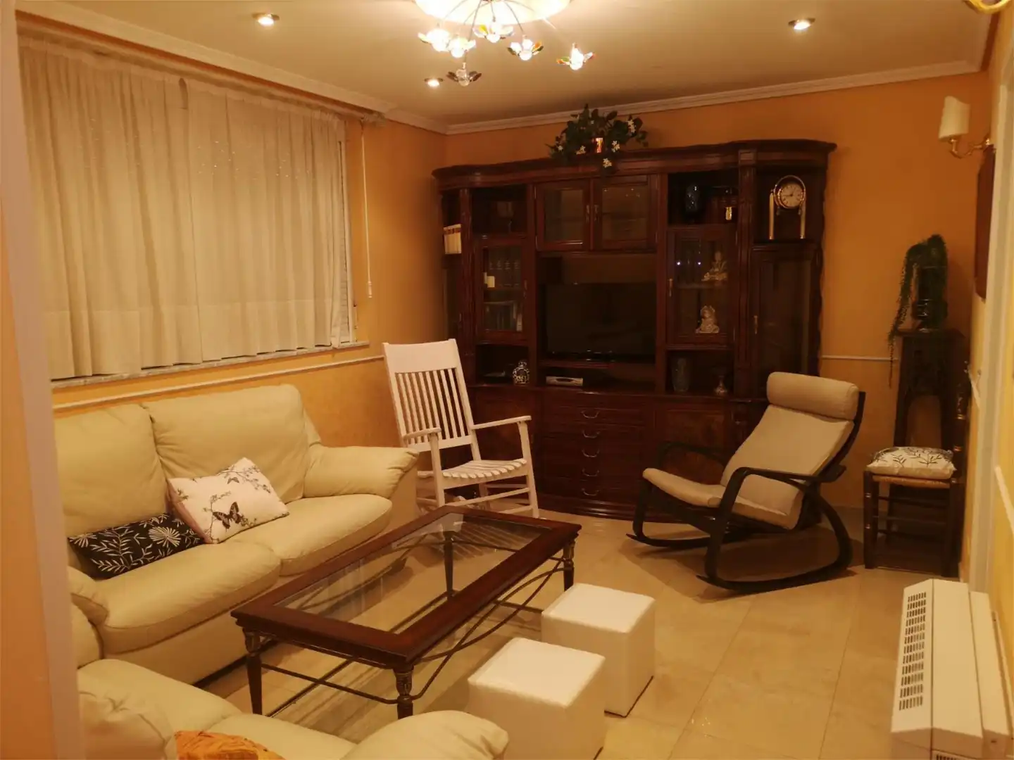 Sala d'estar de Casa adosada en venda en Cedeira amb Calefacció, Jardí privat i Terrassa