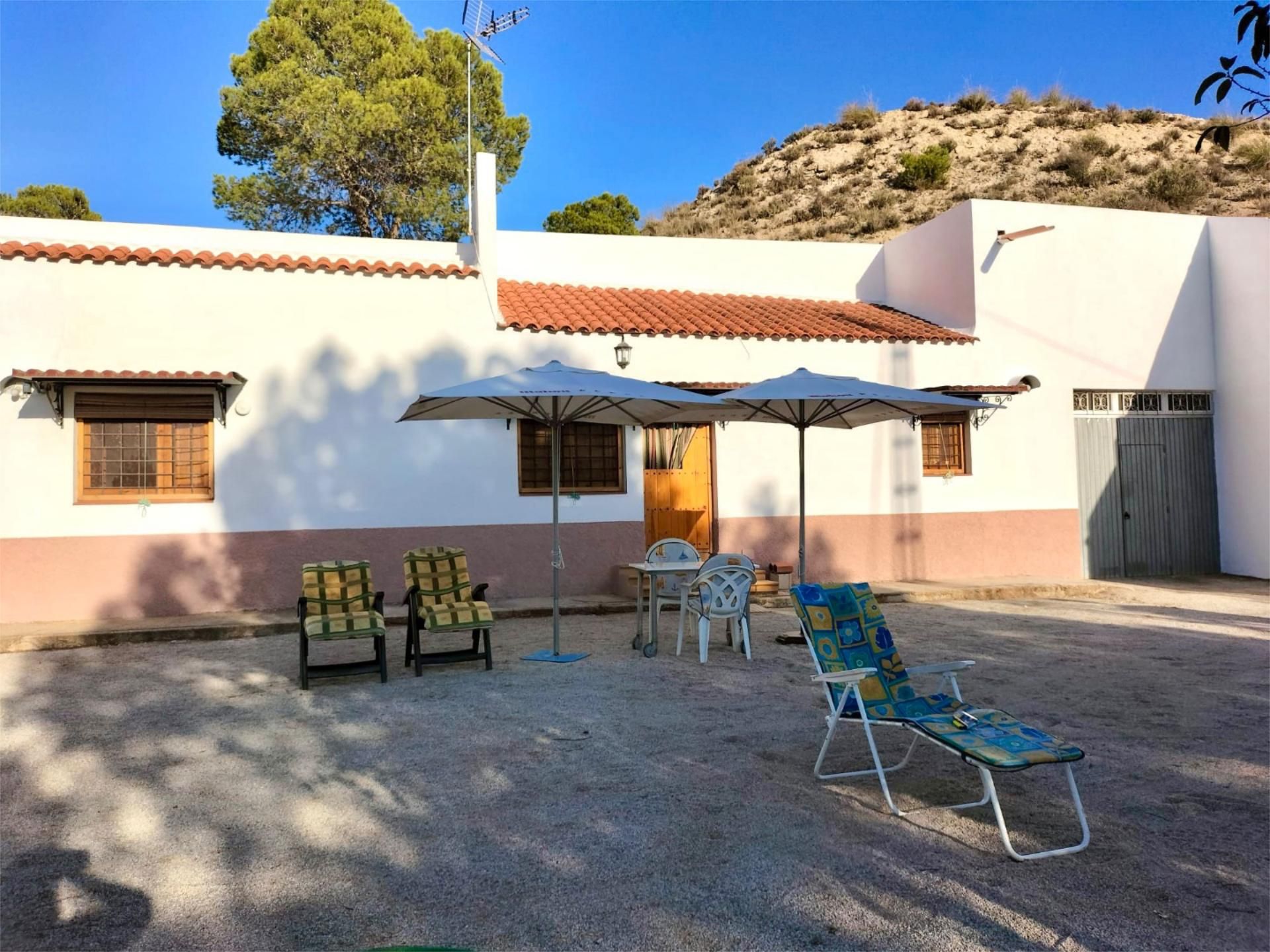 Exterior view of Country house for sale in Benamaurel  with Air Conditioner and Terrace