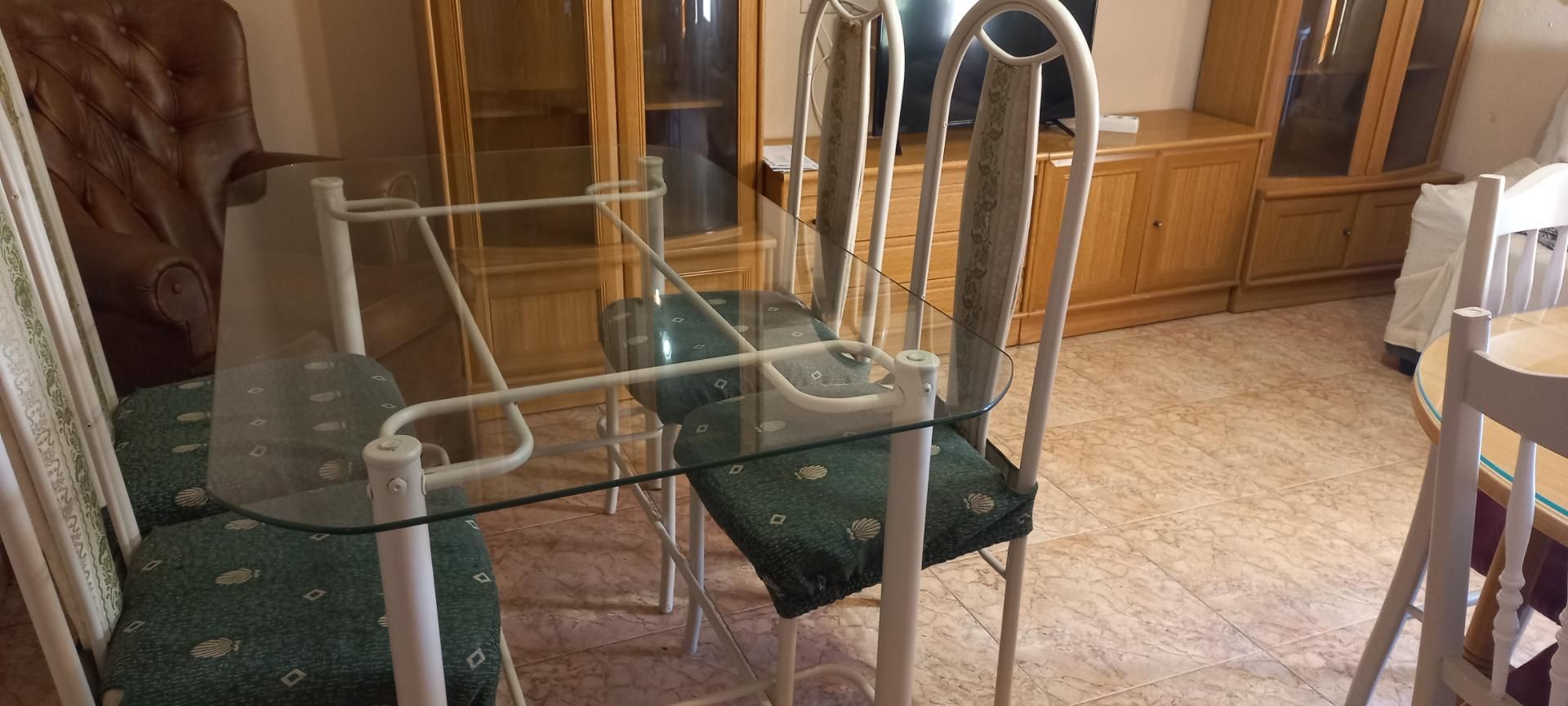 Esszimmer von Wohnung zum verkauf in Salvaleón mit Klimaanlage, Abstellraum und Möbliert