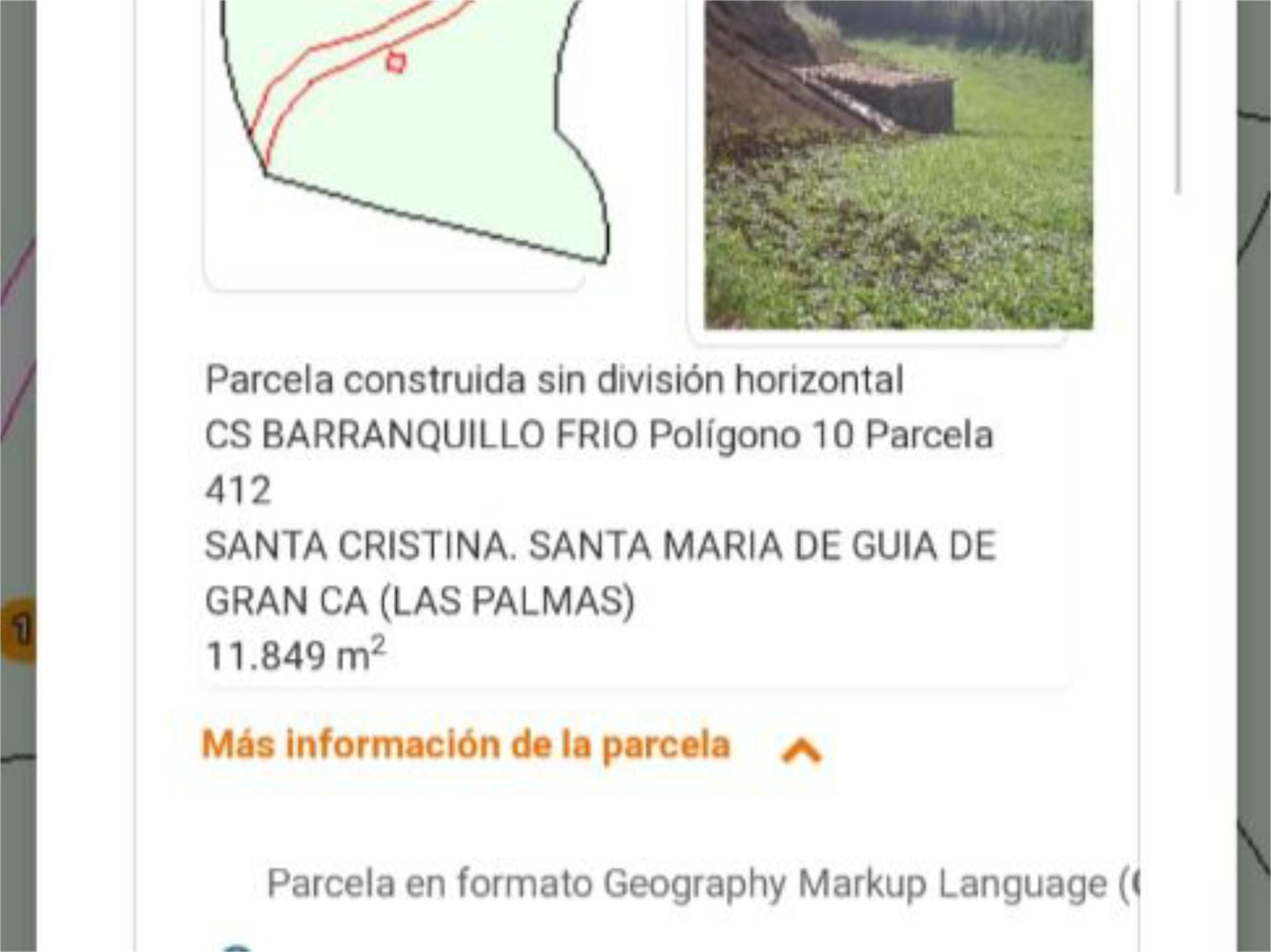 Non-constructible Land for sale in Santa María de Guía de Gran Canaria