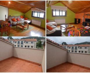 Living room of Flat for sale in Poio  with Heating, Terrace and Furnished