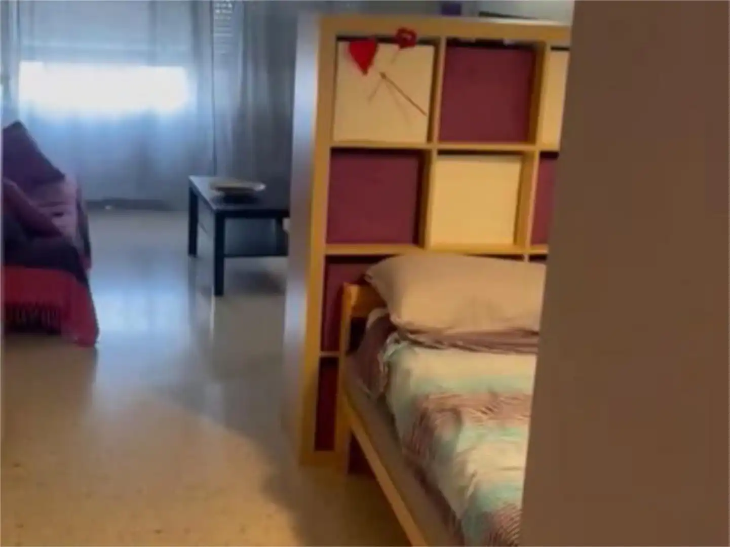 Flat for rent in Calle Orion, 34, San García Bedroom of Flat for rent in Algeciras with Air Conditioner, Swimming Pool and Furnished