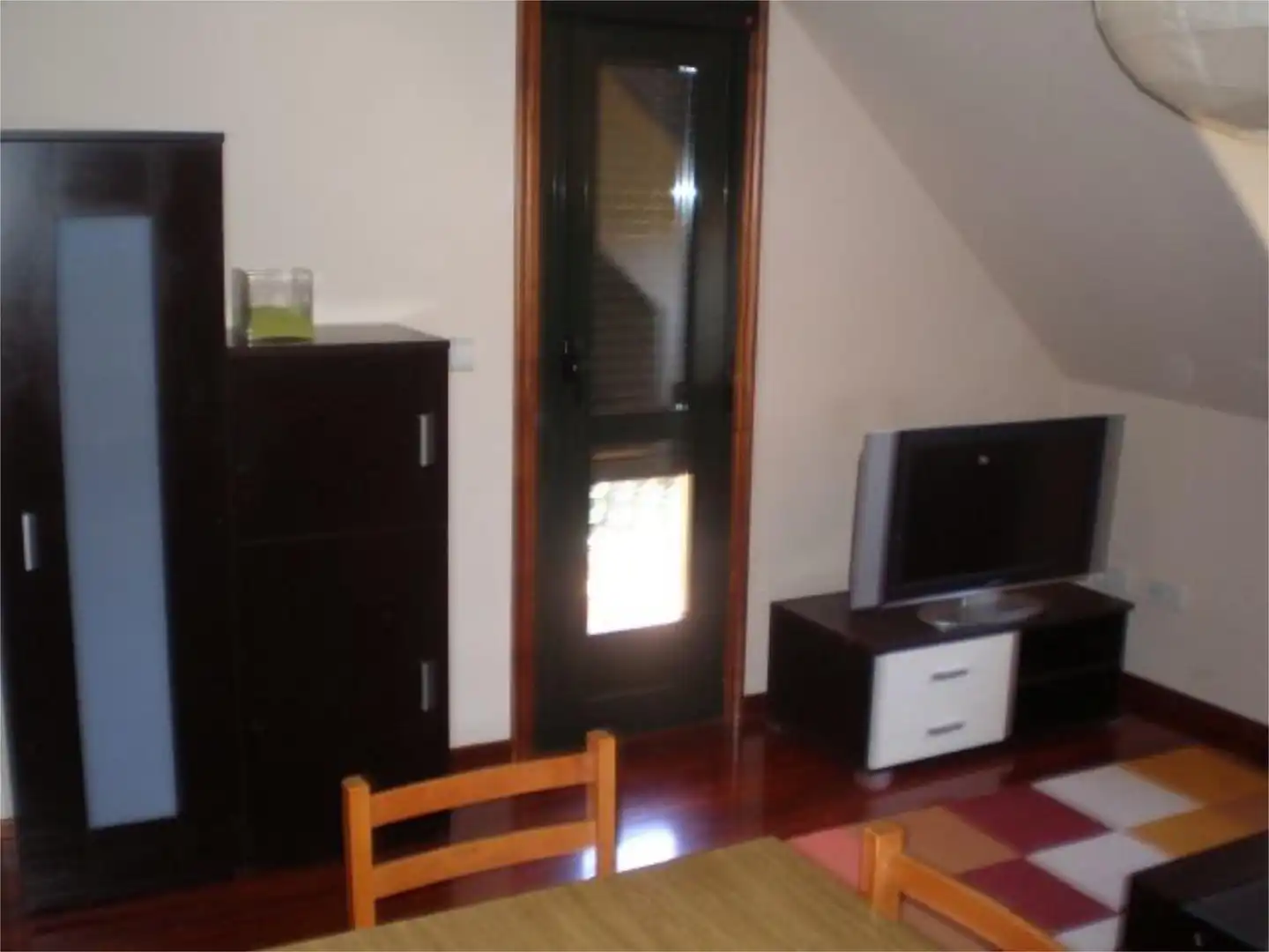 Sala de estar de Piso en venta en Vilagarcía de Arousa con Calefacción, Parquet y Amueblado