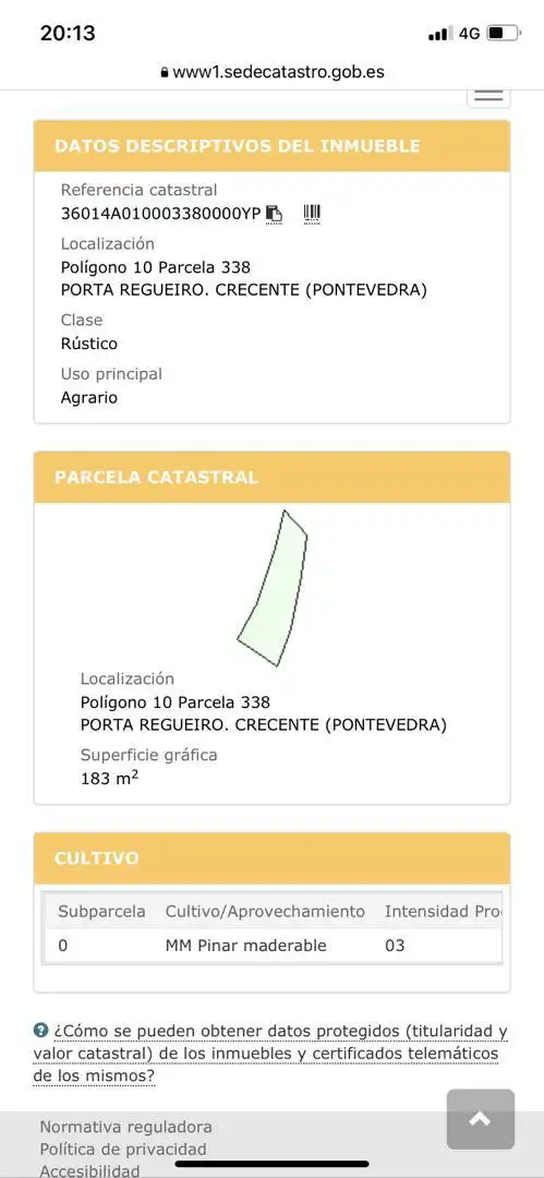 Finca rústica en venda a Rua Mon y Landa, 16, Crecente Vista exterior de Finca rústica en venda en Crecente