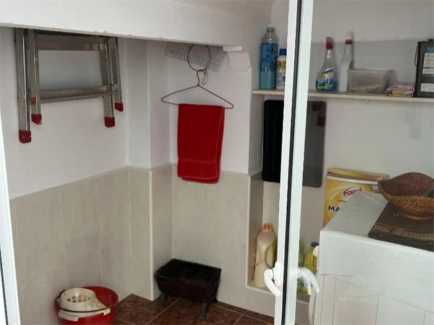 Badezimmer von Einfamilien-Reihenhaus zum Verkauf in Zalamea de la Serena mit Terrasse, Abstellraum und Balkon
