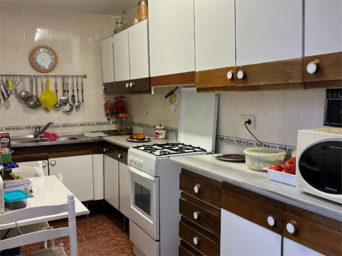 Küche von Einfamilien-Reihenhaus zum Verkauf in Zalamea de la Serena mit Terrasse, Abstellraum und Balkon