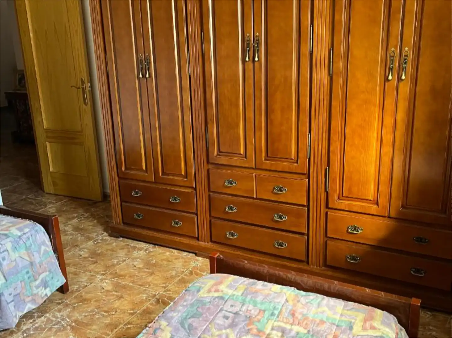 Schlafzimmer von Einfamilien-Reihenhaus zum Verkauf in Zalamea de la Serena mit Terrasse, Abstellraum und Balkon