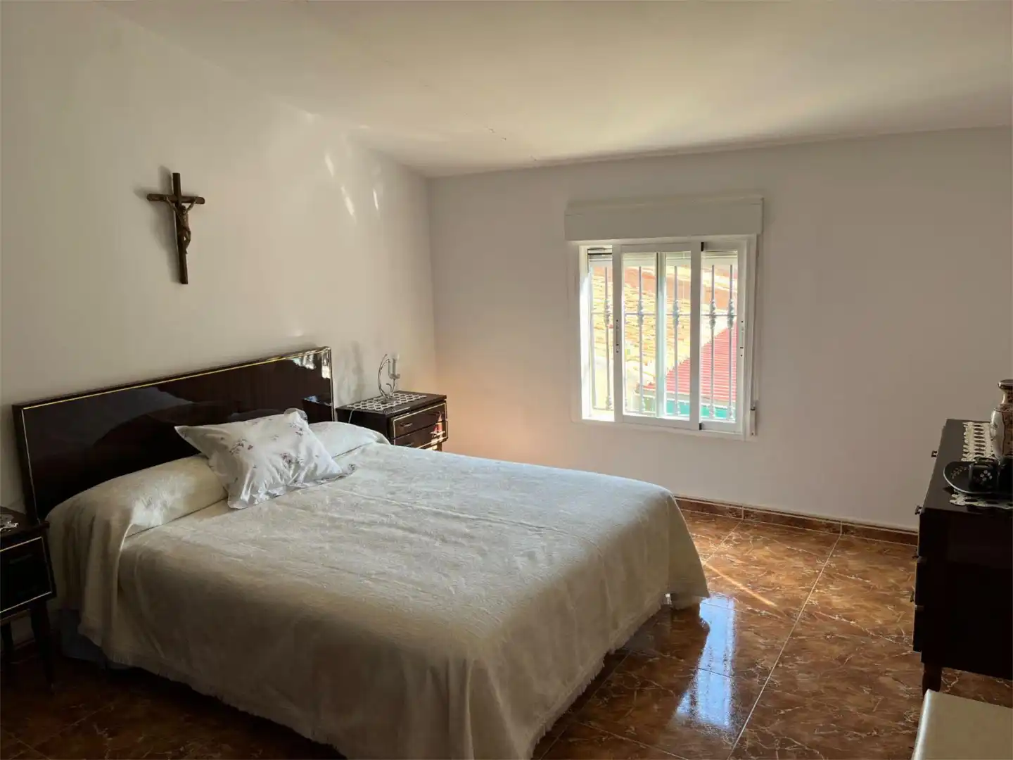 Schlafzimmer von Einfamilien-Reihenhaus zum Verkauf in Zalamea de la Serena mit Terrasse, Abstellraum und Balkon