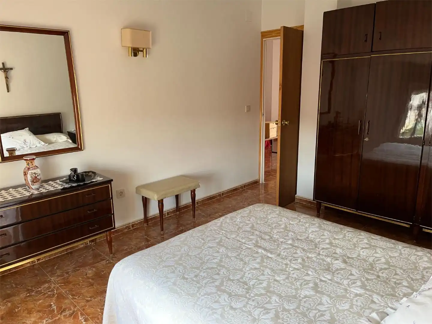 Schlafzimmer von Einfamilien-Reihenhaus zum Verkauf in Zalamea de la Serena mit Terrasse, Abstellraum und Balkon