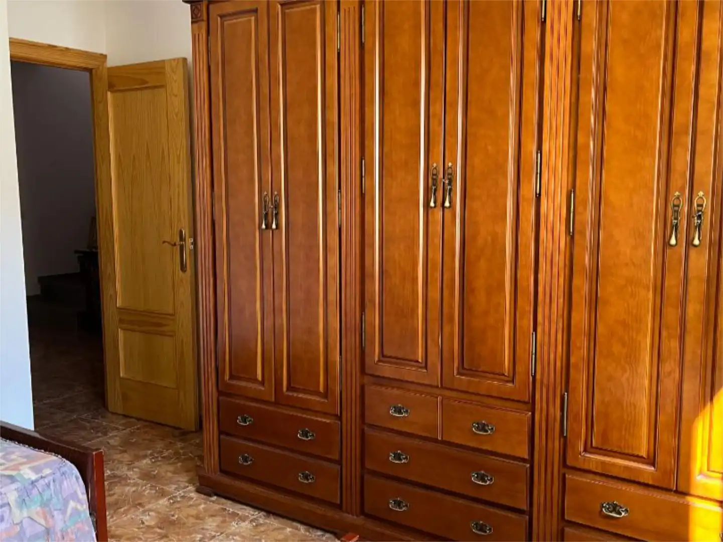 Schlafzimmer von Einfamilien-Reihenhaus zum Verkauf in Zalamea de la Serena mit Terrasse, Abstellraum und Balkon