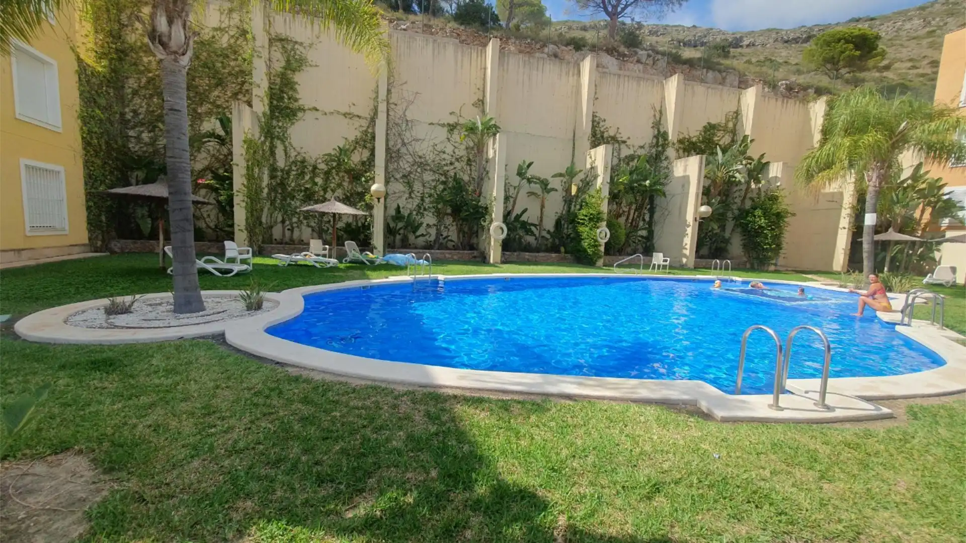 Piscina de Piso de alquiler en Cullera con Aire acondicionado, Calefacción y Amueblado