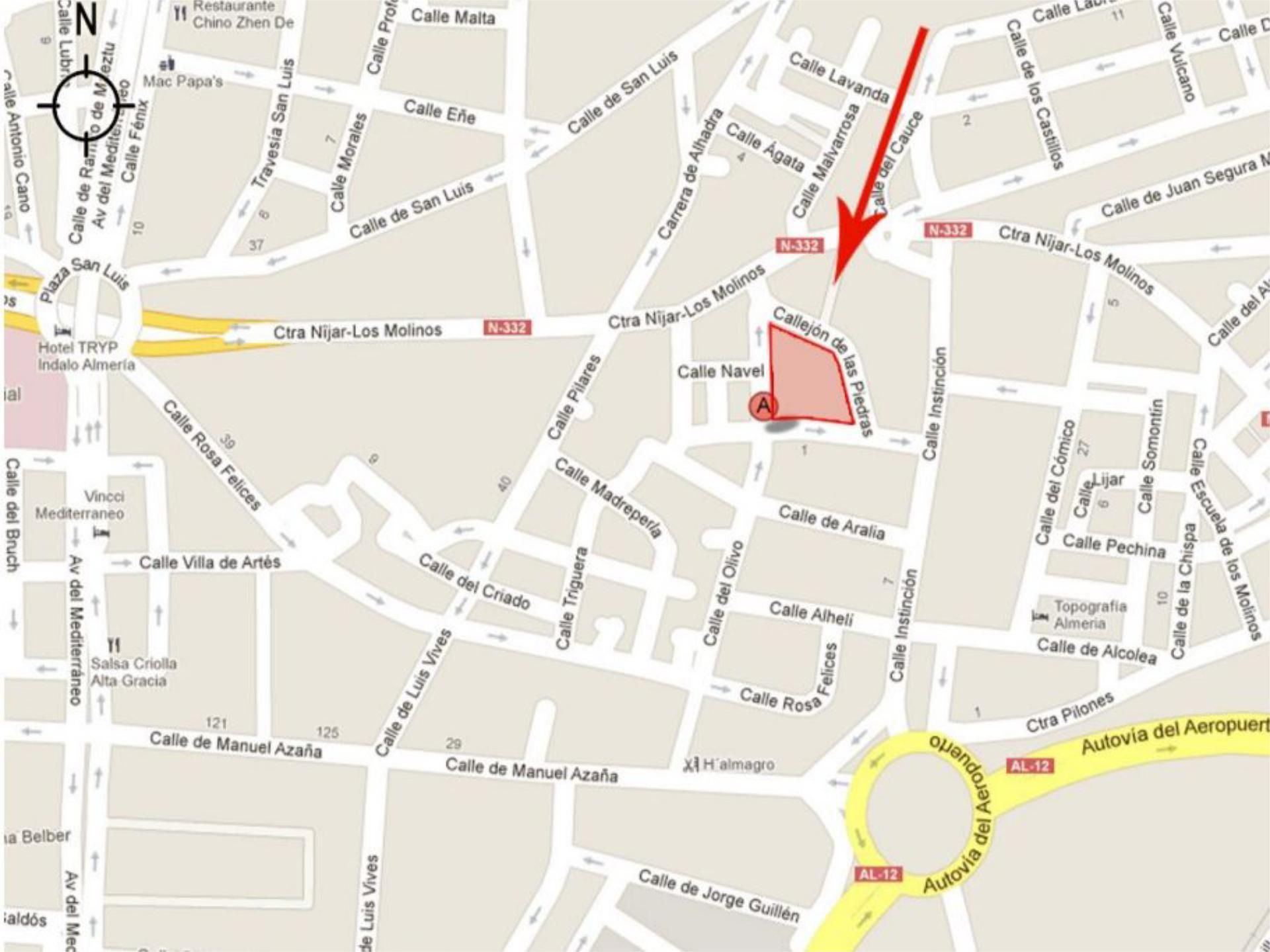 Exterior view of Land for sale in  Almería Capital