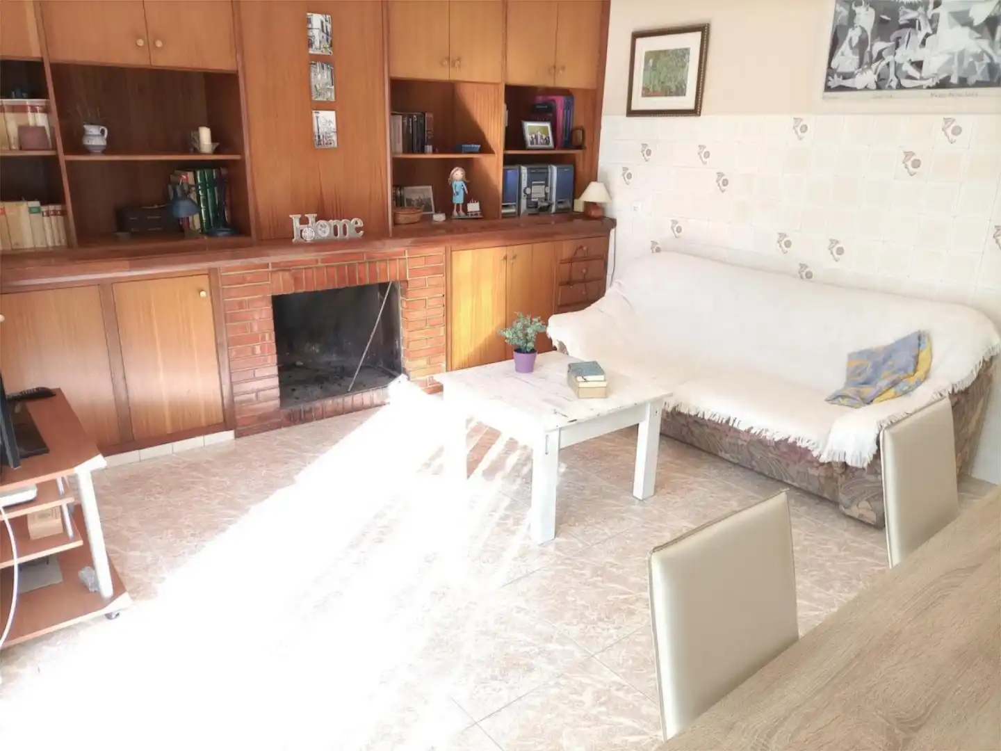 Sala de estar de Finca rústica en venta en Beniarrés con Aire acondicionado