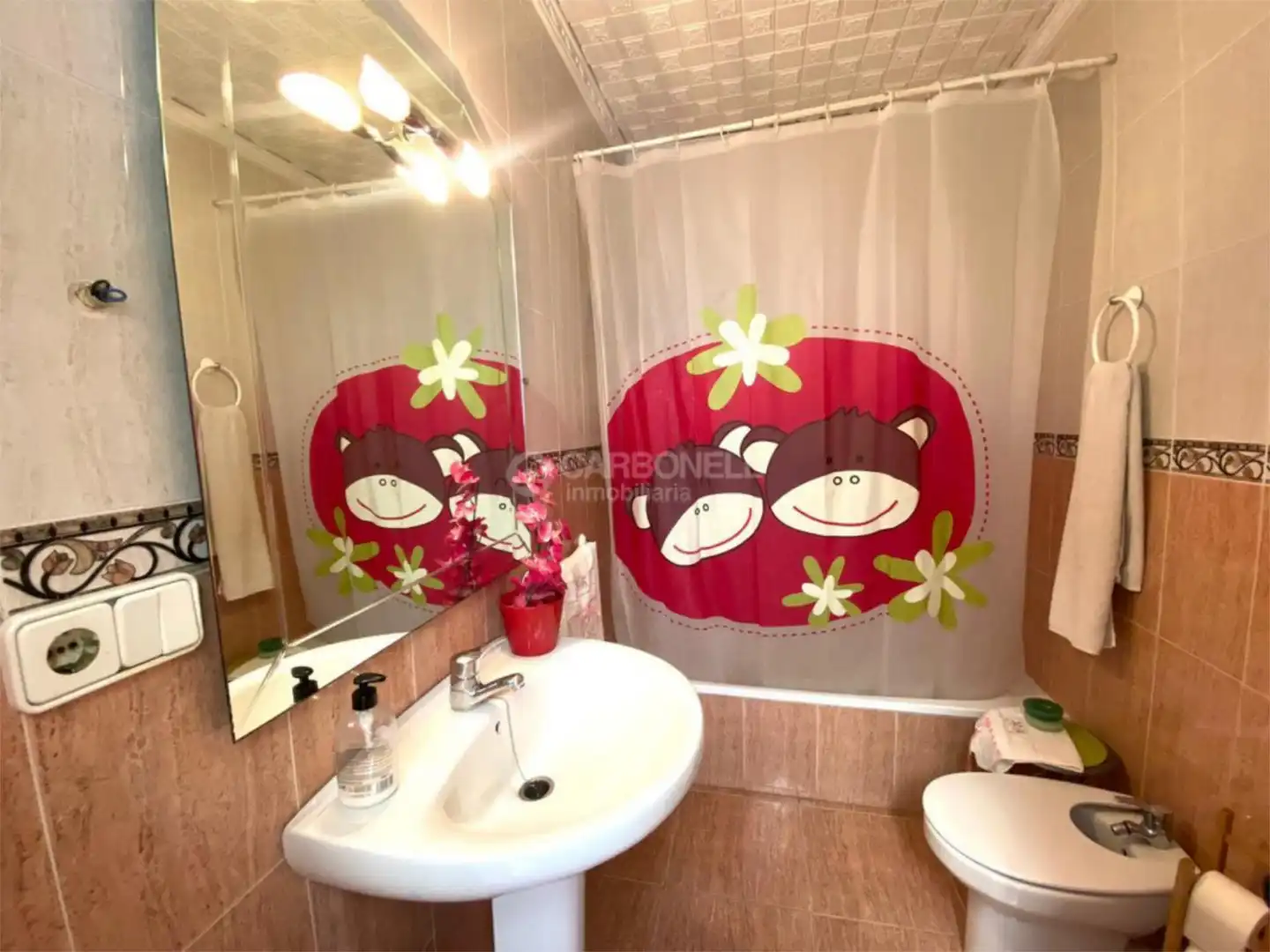 Baño de Finca rústica en venta en Beniarrés con Aire acondicionado