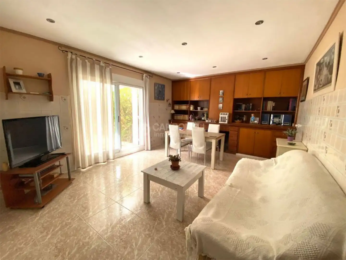 Sala de estar de Finca rústica en venta en Beniarrés con Aire acondicionado