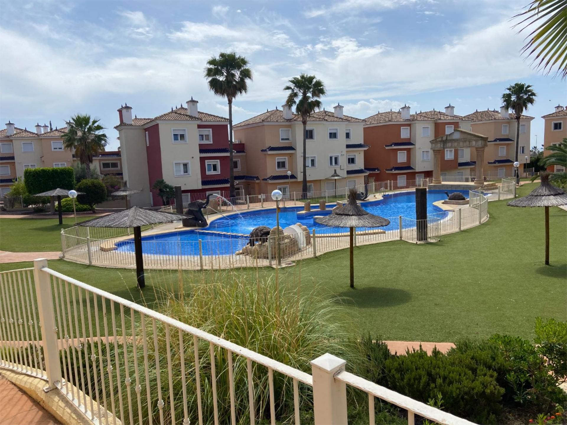 Swimming pool of Flat for sale in  Murcia Capital  with Air Conditioner, Private garden and Terrace