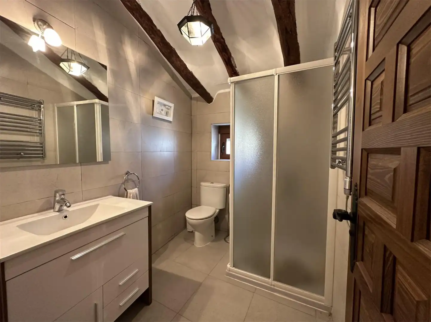 Bathroom of Detached homes for sale in Pozuelo (Albacete)  with Furnished, Washing machine and Microwave