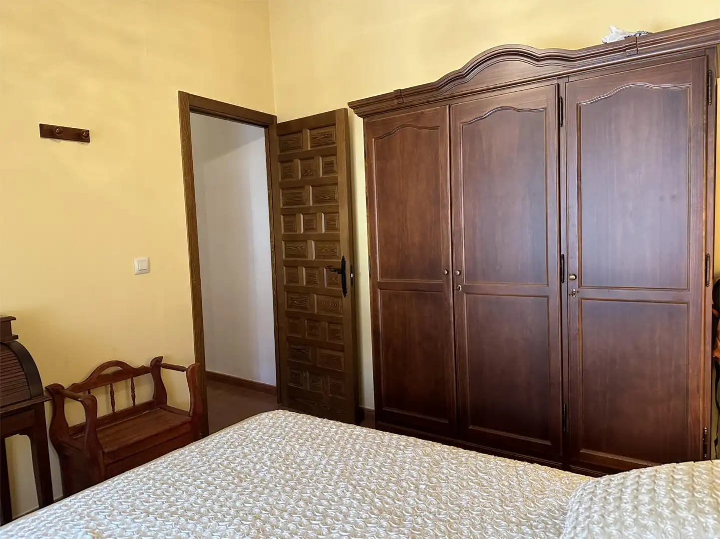 Bedroom of Detached homes for sale in Pozuelo (Albacete)  with Furnished, Washing machine and Microwave